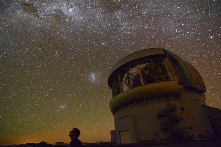 L'Observatoire Gemini-Sud au Chili où se trouve l'instrument GPI. (Crédit: M. Perrin/STScI)