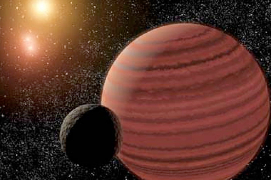 An artistic representation of a brown dwarf. (Credit: NASA/JPL-Caltech)