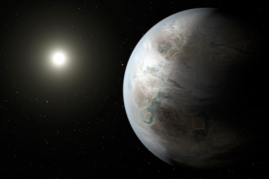 An artistic representation of an exoplanet. (Credit: NASA/JPL-Caltech)