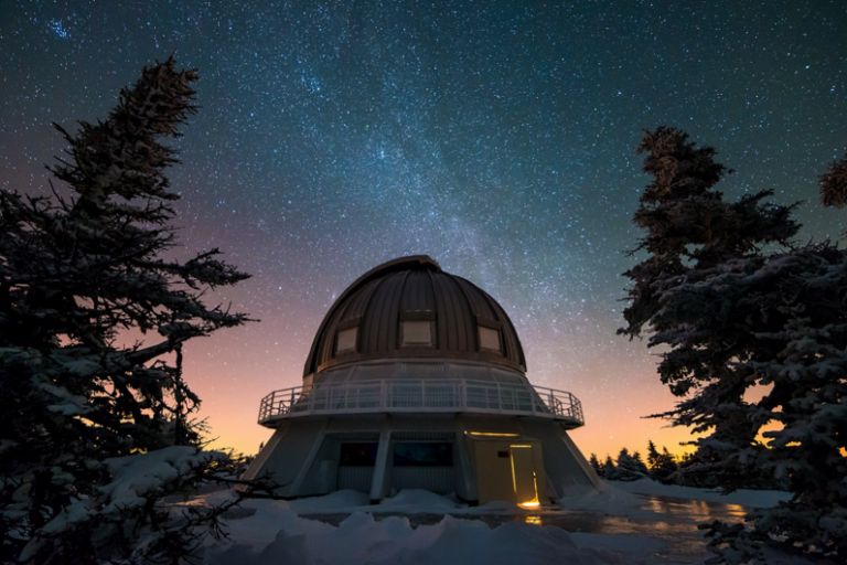 The Mont-Mégantic Observatory. (Credit: R. Boucher)
