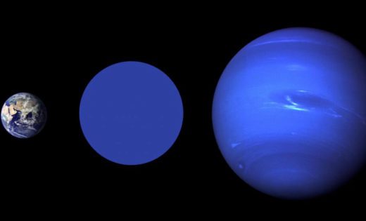 Twice the size of Earth