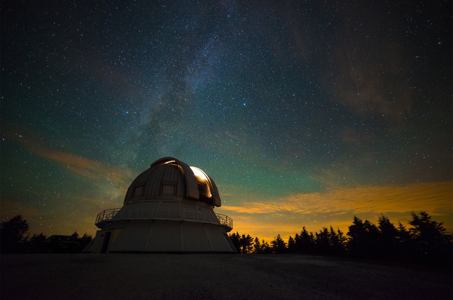 The Observatoire du Mont-Mégantic. (Credit: R. Boucher)