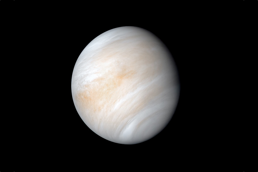 La planète Vénus. (Crédit: NASA)