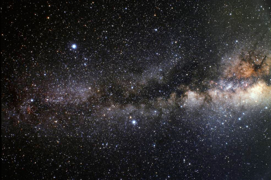 Une vue de la Voie Lactée. (Crédit: A. Fuji)